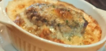 カボチャ&はんぺんのチーズ豆腐グラタン