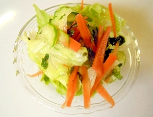 さっぱり酢の野菜サラダ