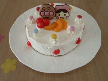 アンパンマン お誕生日ケーキ レシピ 作り方 By Heartbonic 楽天レシピ