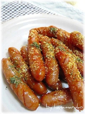 ささっと”ウインナーのケチャップソテー”