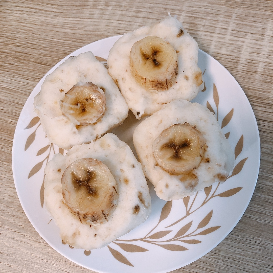 離乳食 レンジで簡単 バナナ蒸しパン 卵不使用 レシピ 作り方 By Nakaaka 楽天レシピ 離乳食 レンジで簡単 バナナ蒸しパン 卵不使用 レシピ 作り方 By Nakaaka 楽天レシピ