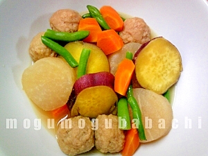 大根とさつまいもの煮物