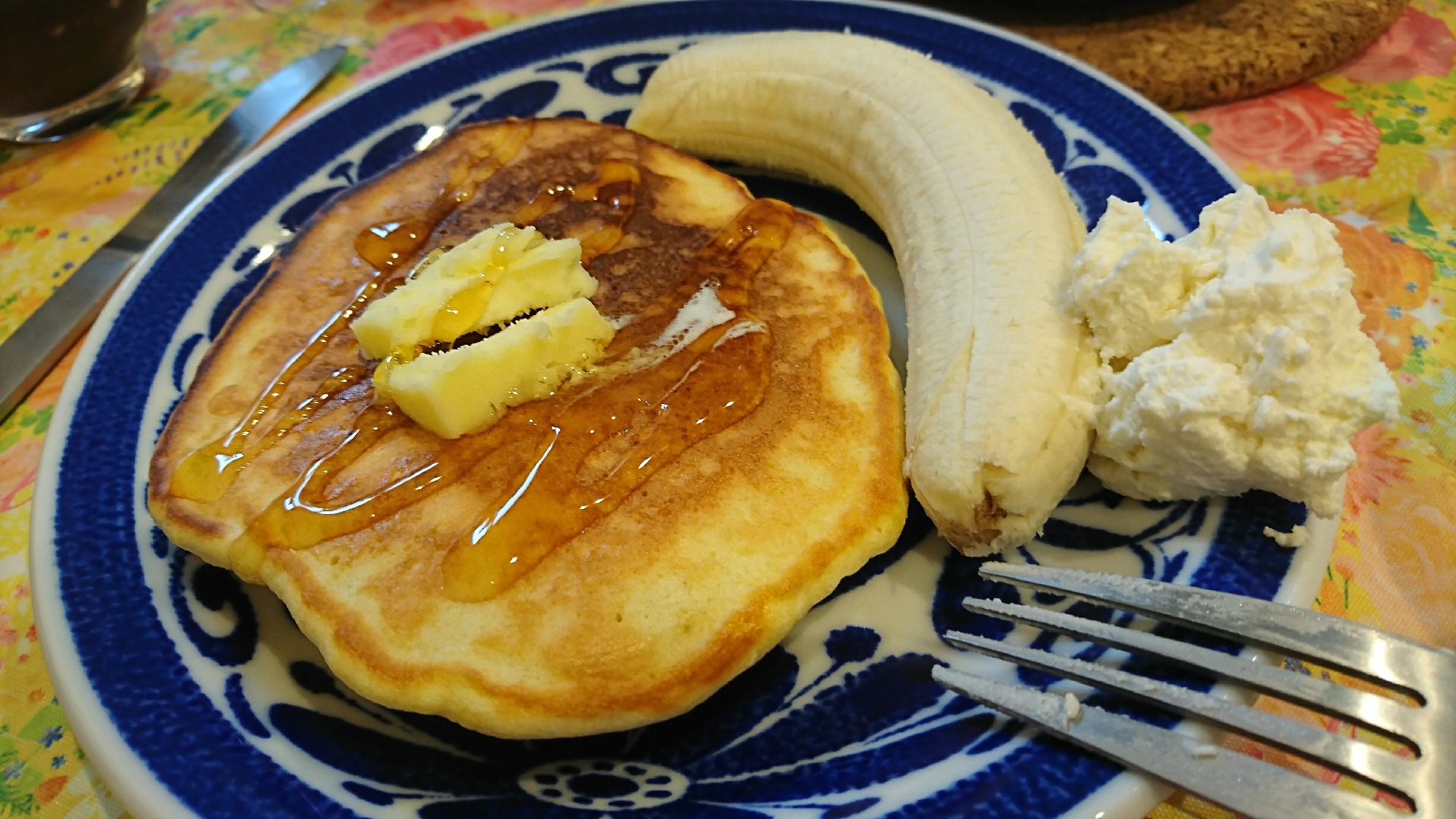 手作りホットケーキミックスでホットケーキ