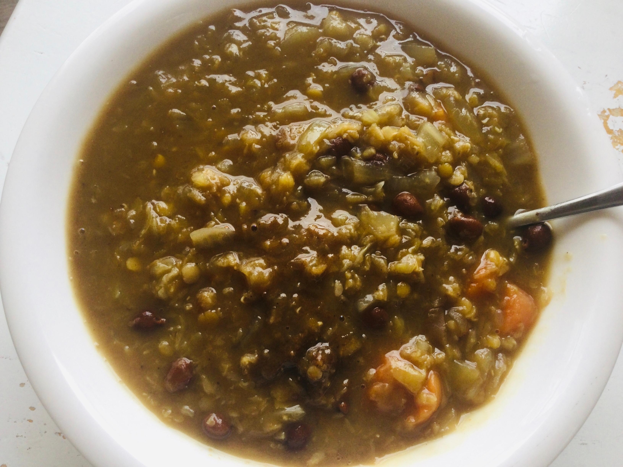 レンズ豆とひよこ豆のカレー