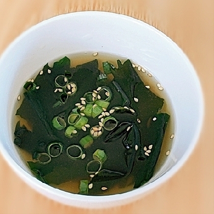 わかめの中華スープ