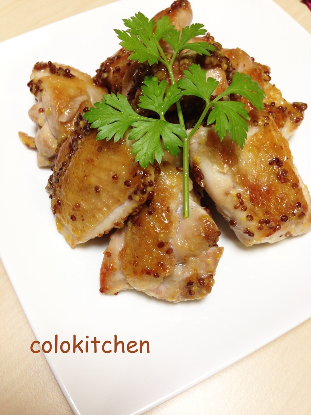 ハニーガーリック鶏もも肉のレシピ