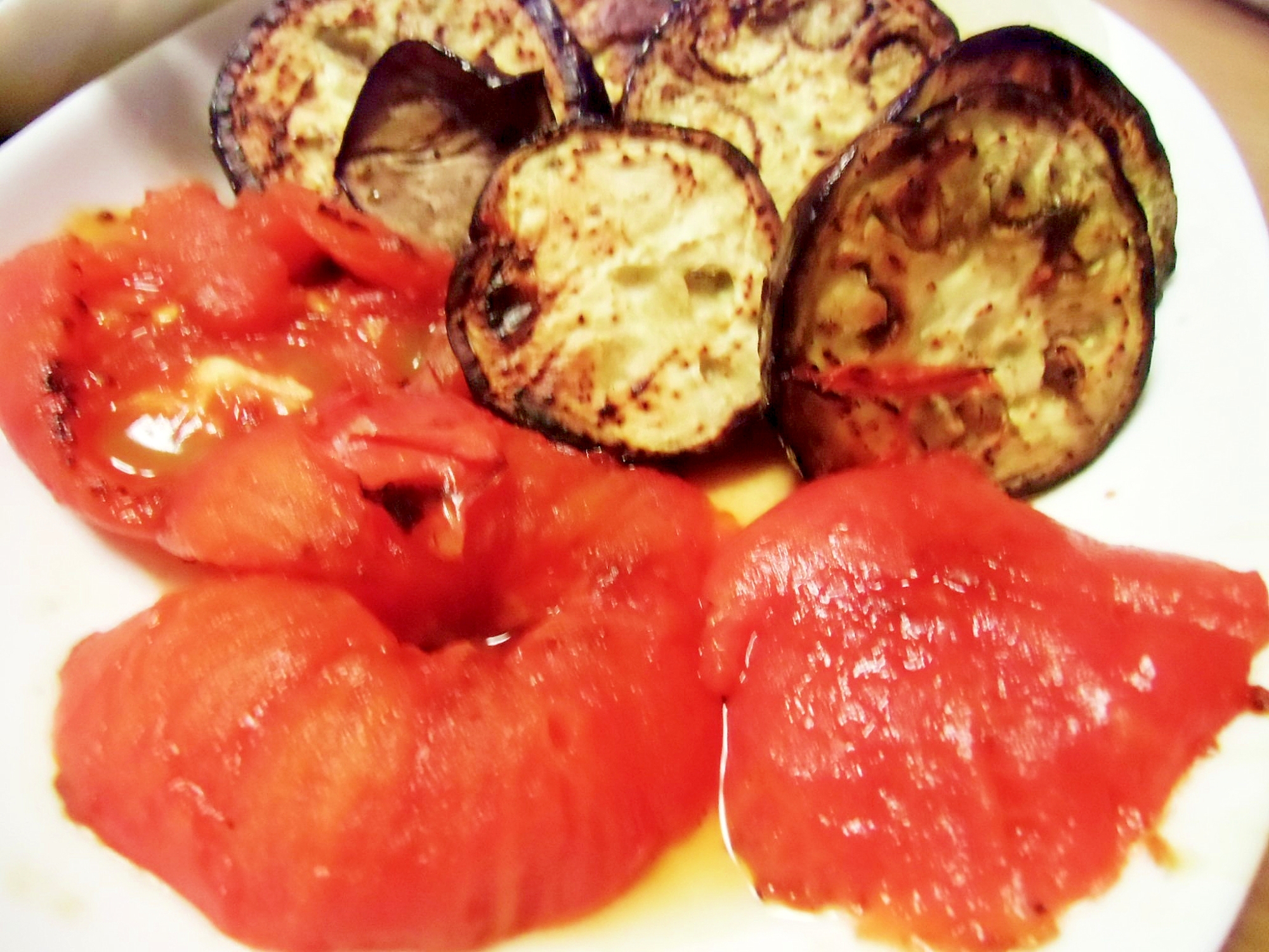 トマトと米茄子のステーキ