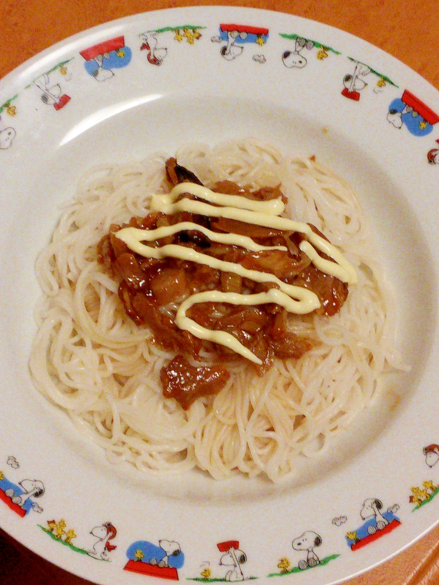 簡単♪チキンマヨネーズのせぶっかけおそうめん