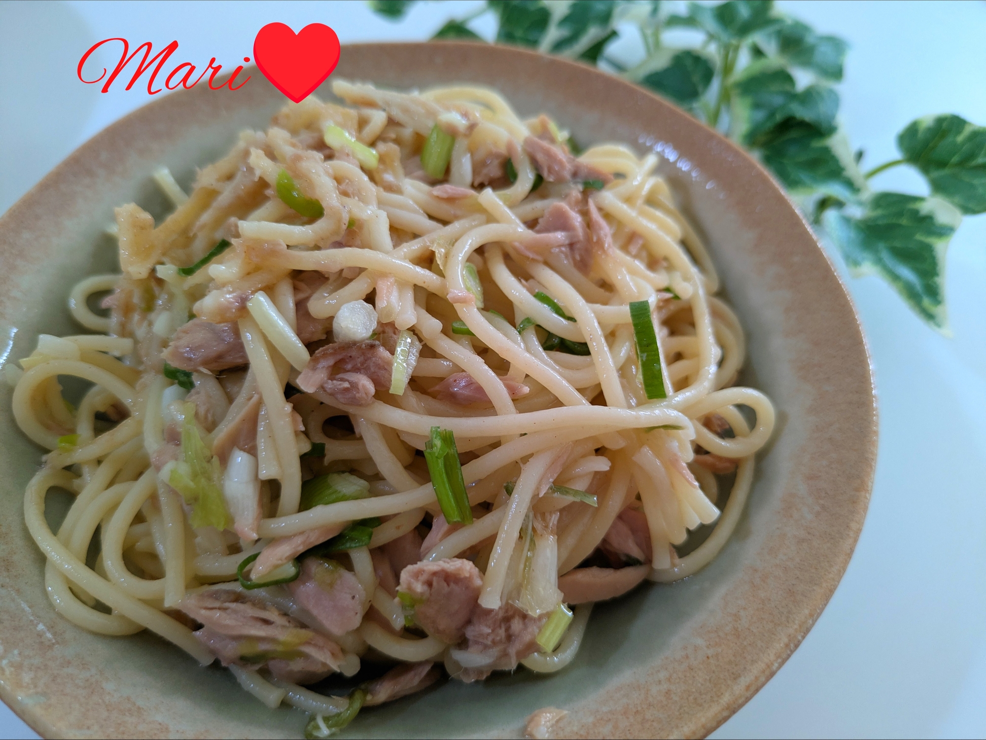 フライパン1つで！ツナとネギのパスタ