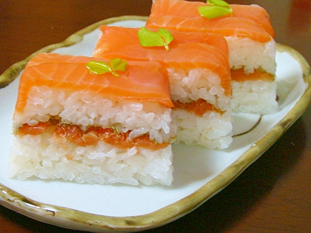 スモークサーモンで 簡単押し寿司 レシピ 作り方 By Sundisk 楽天レシピ スモークサーモンで 簡単押し寿司 レシピ 作り方 By Sundisk 楽天レシピ