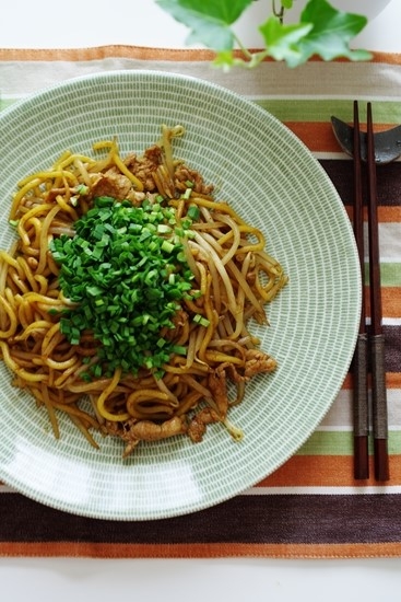 被災地の味、浪江焼きそばをアレンジ