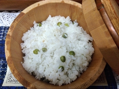 ⑅୨୧｡.: 豆ごはん:｡⑅୨୧