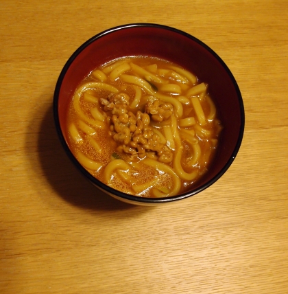 納豆キムチのチゲうどん