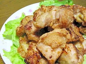 塩麹で簡単☆鶏もも肉の柔らかジューシー味噌から揚げ