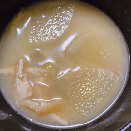 大根と油揚げのお味噌汁