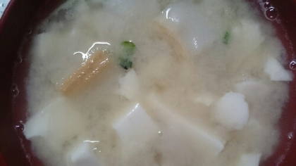 えのきと豆腐のお味噌汁(*´ｪ｀*)