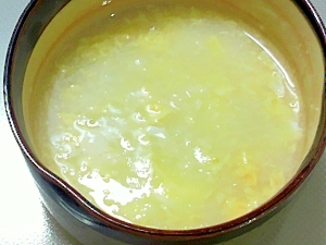 かき玉スープ風たまご粥