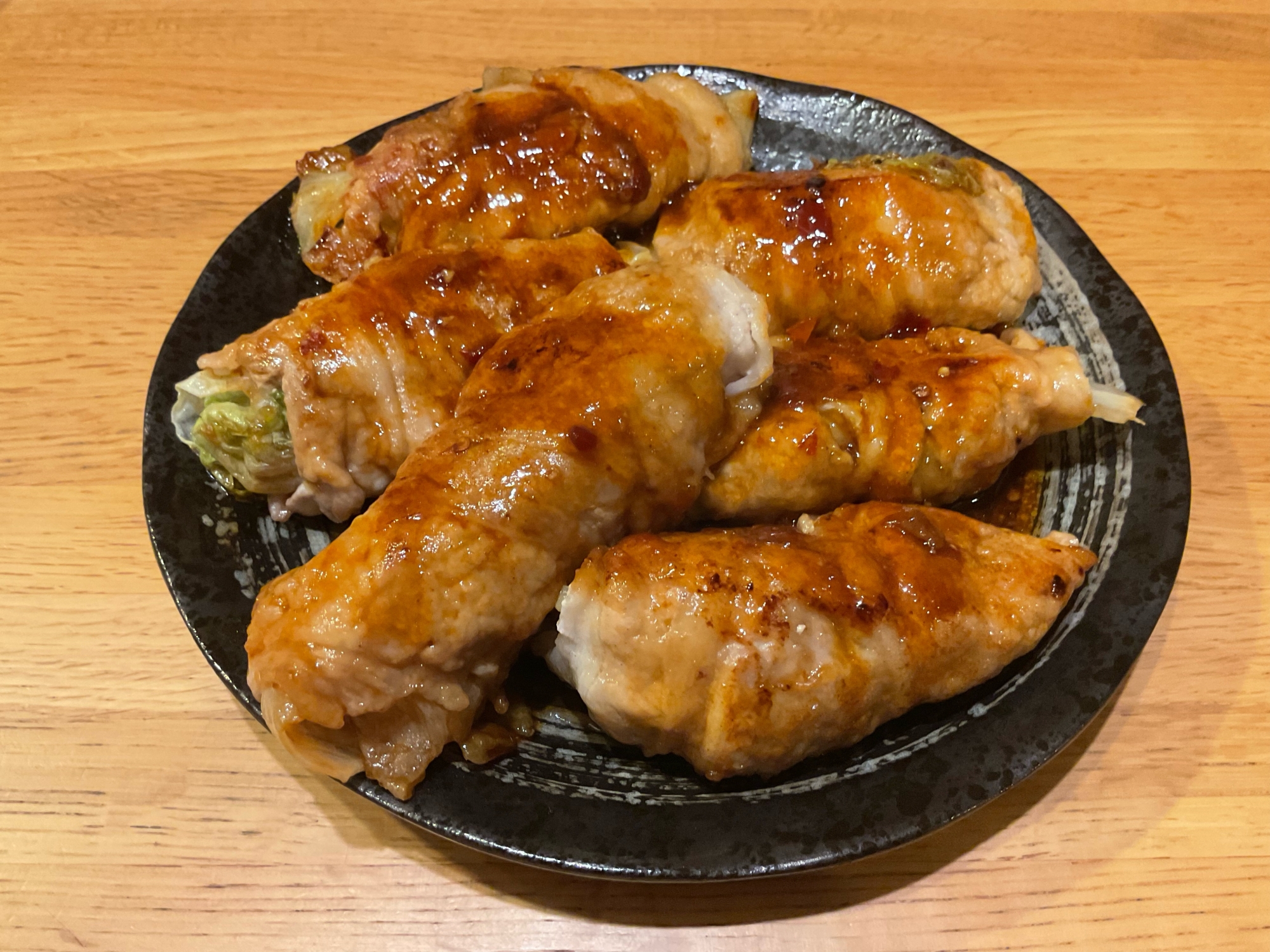 これは美味しい！レタスの豚肉巻き！