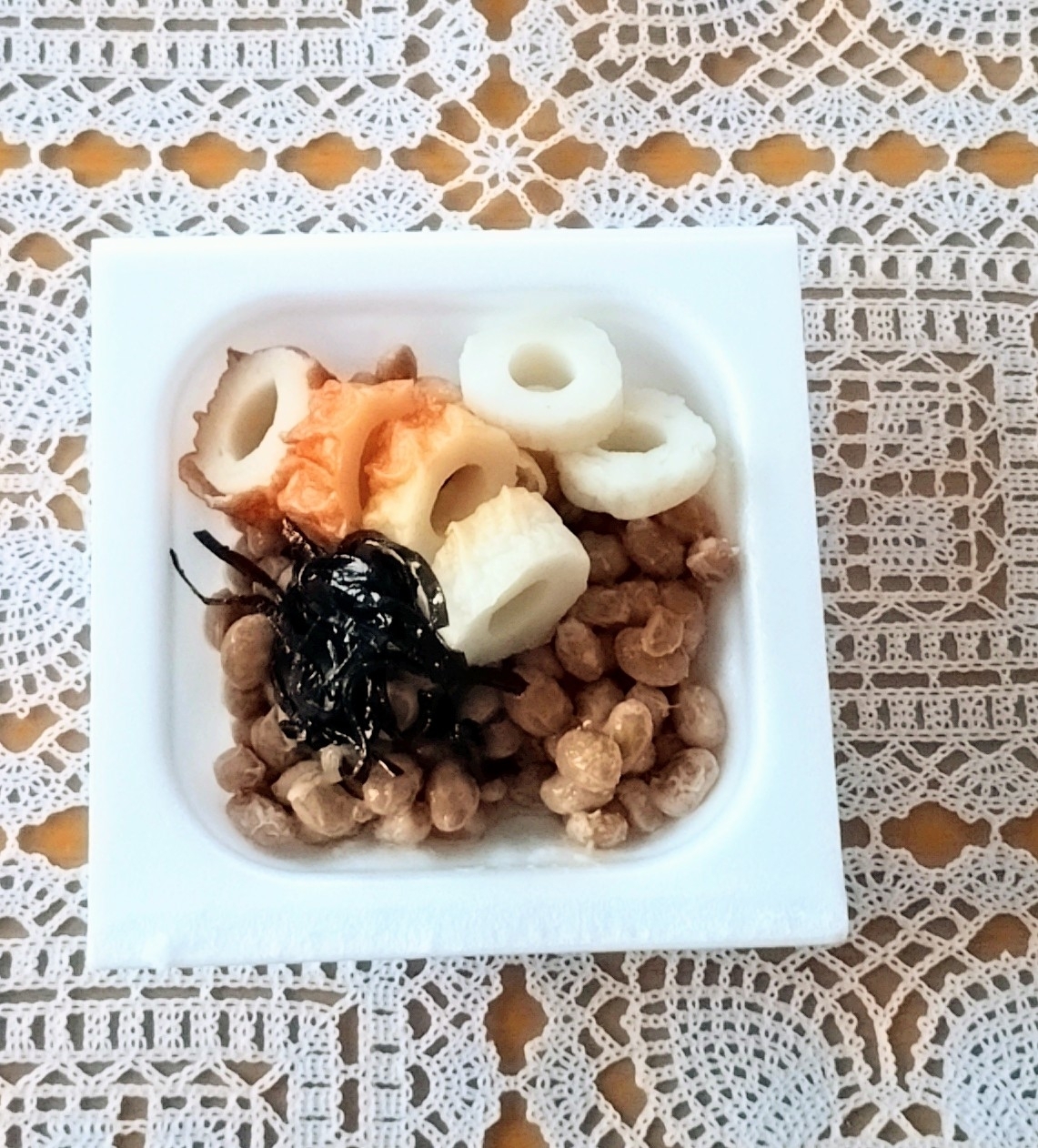 ちくわと昆布の納豆☆