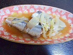 秋刀魚のソース煮込み