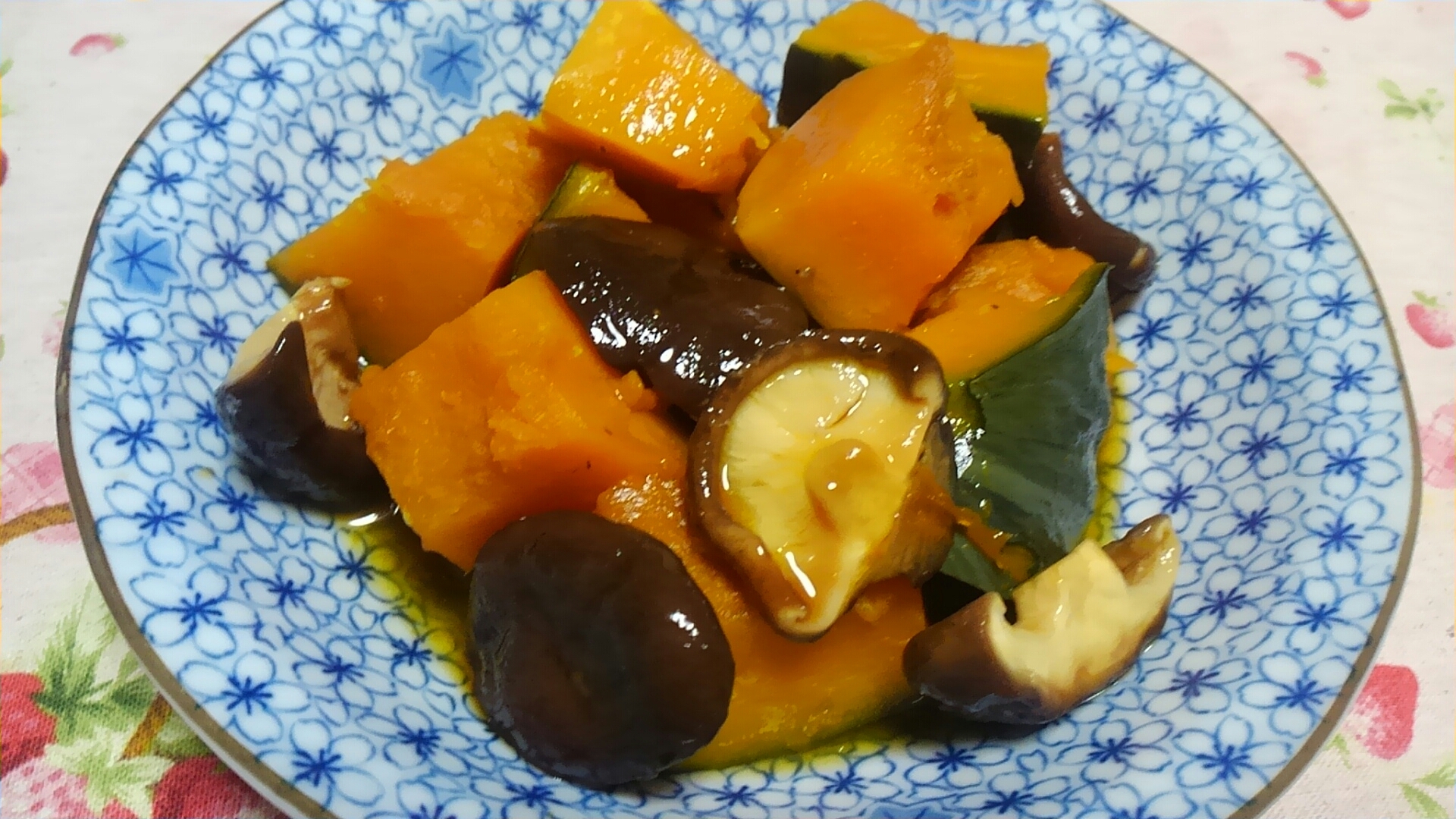 かぼちゃと椎茸の甘辛煮 レシピ 作り方 By ミニー7015 楽天レシピ
