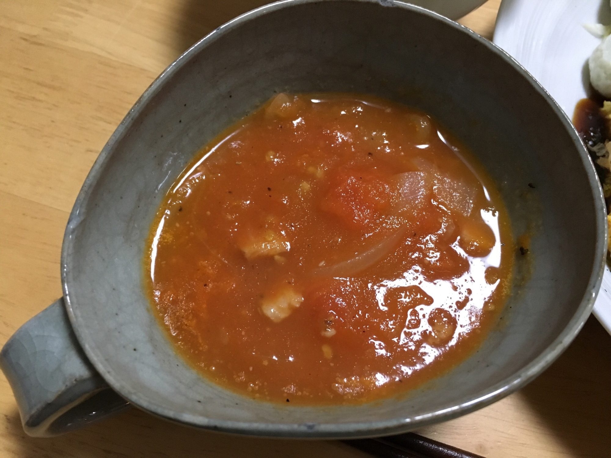 冷凍トマトのスープ