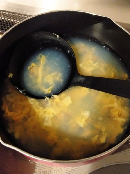 あさりとたまごの和風スープ
