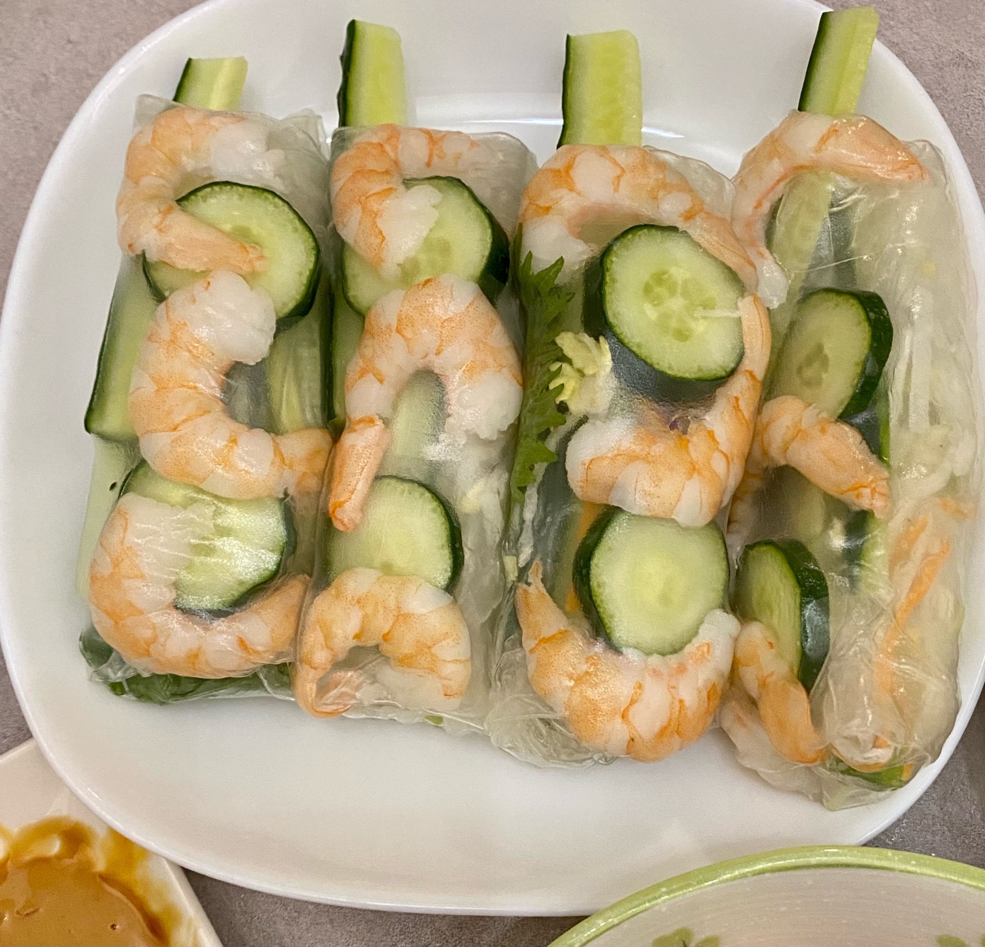 生春巻きサラダ 甘辛ソース レシピ 作り方 By もっちー 楽天レシピ 生春巻きサラダ 甘辛ソース レシピ 作り方 By もっちー 楽天レシピ