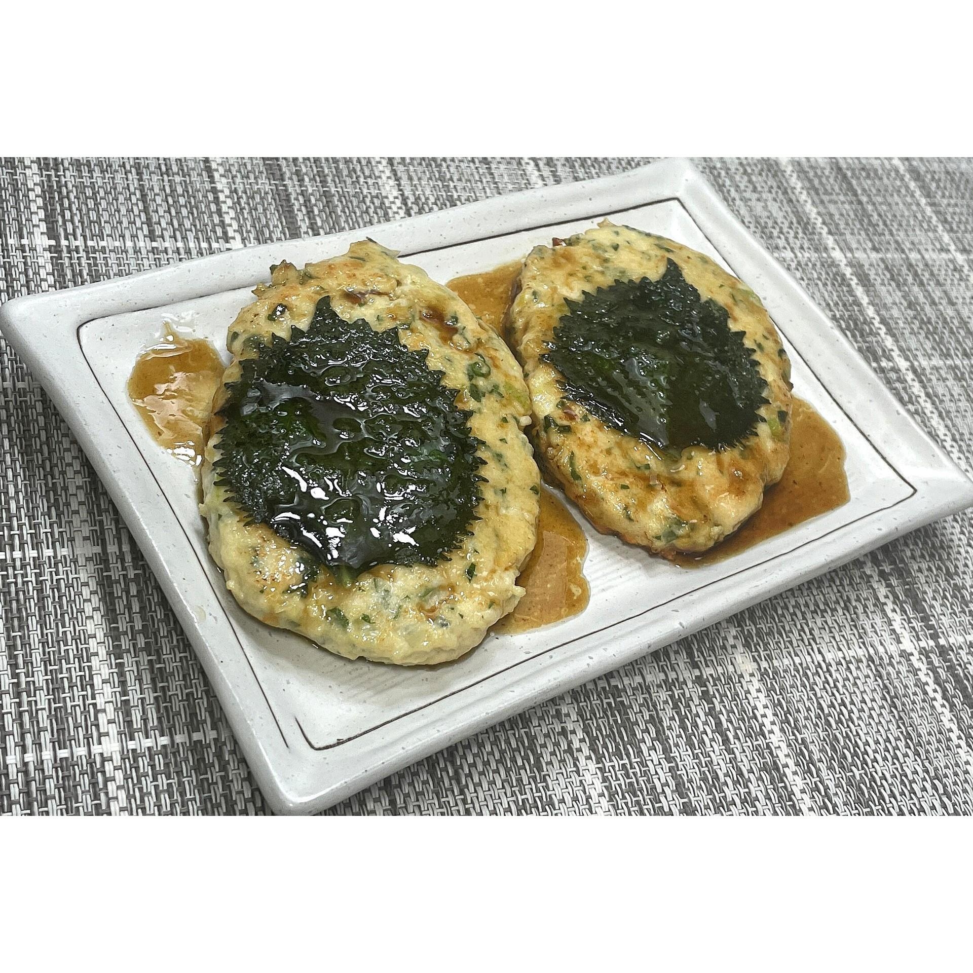 大葉と長ねぎの焼きつくね★動画あり★