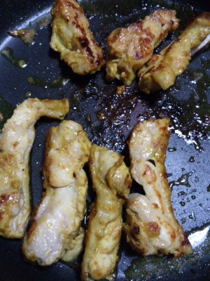 タンドリーチキン風鶏の蒸し焼き