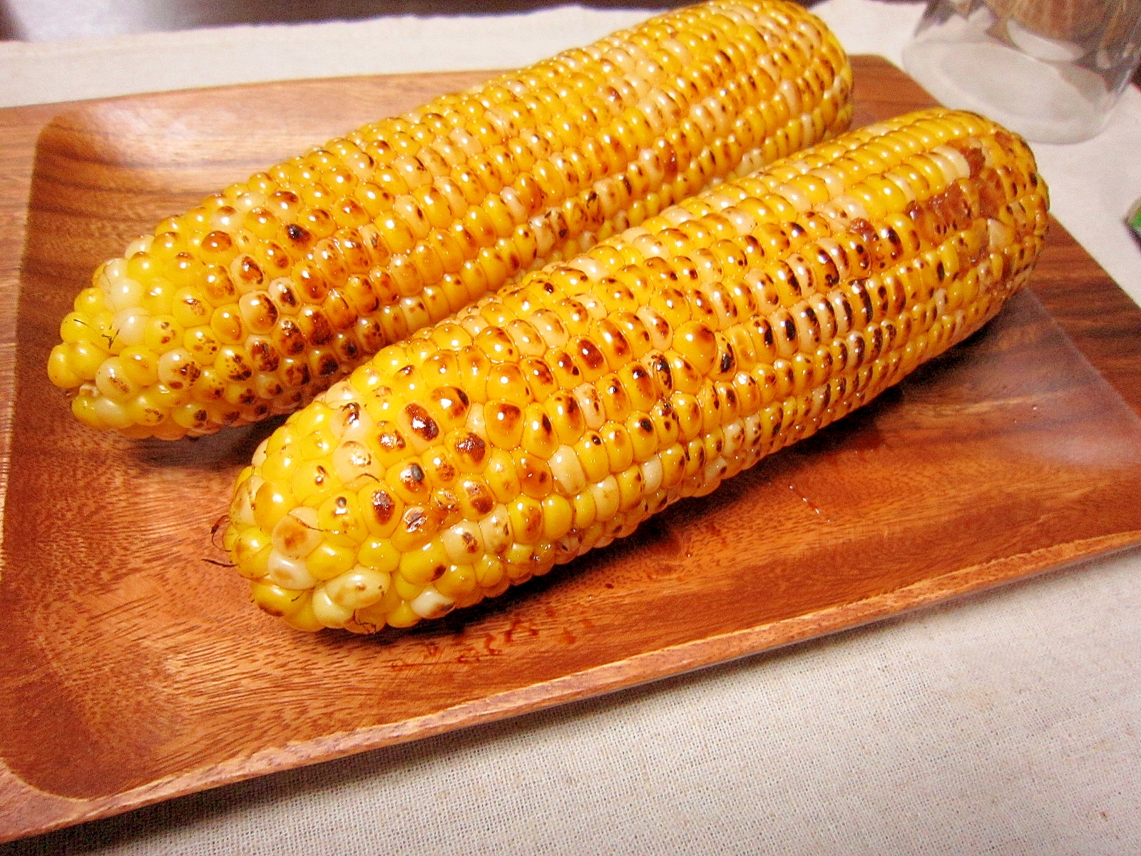 屋台風♪レンジ加熱で簡単茹でトウモロコシ