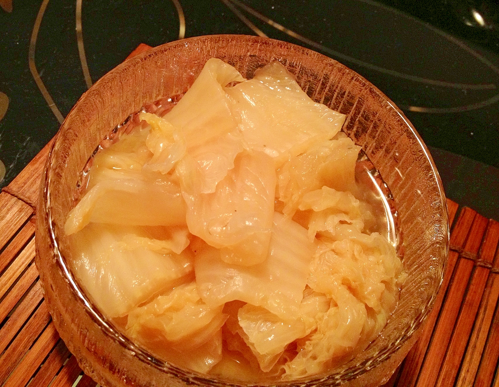 圧力鍋で 柔らか白菜煮込み