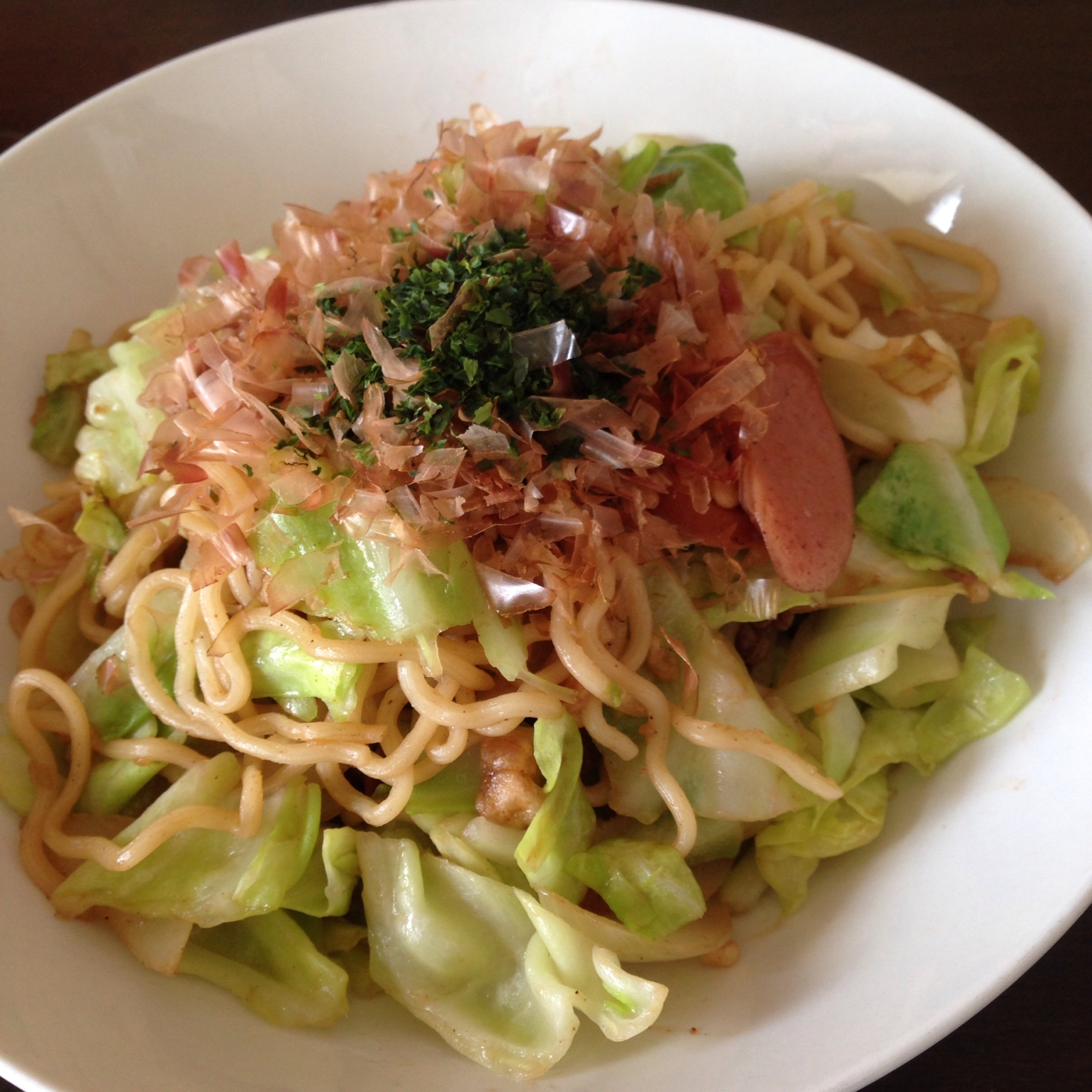 あげ玉入りソース焼きそば♪