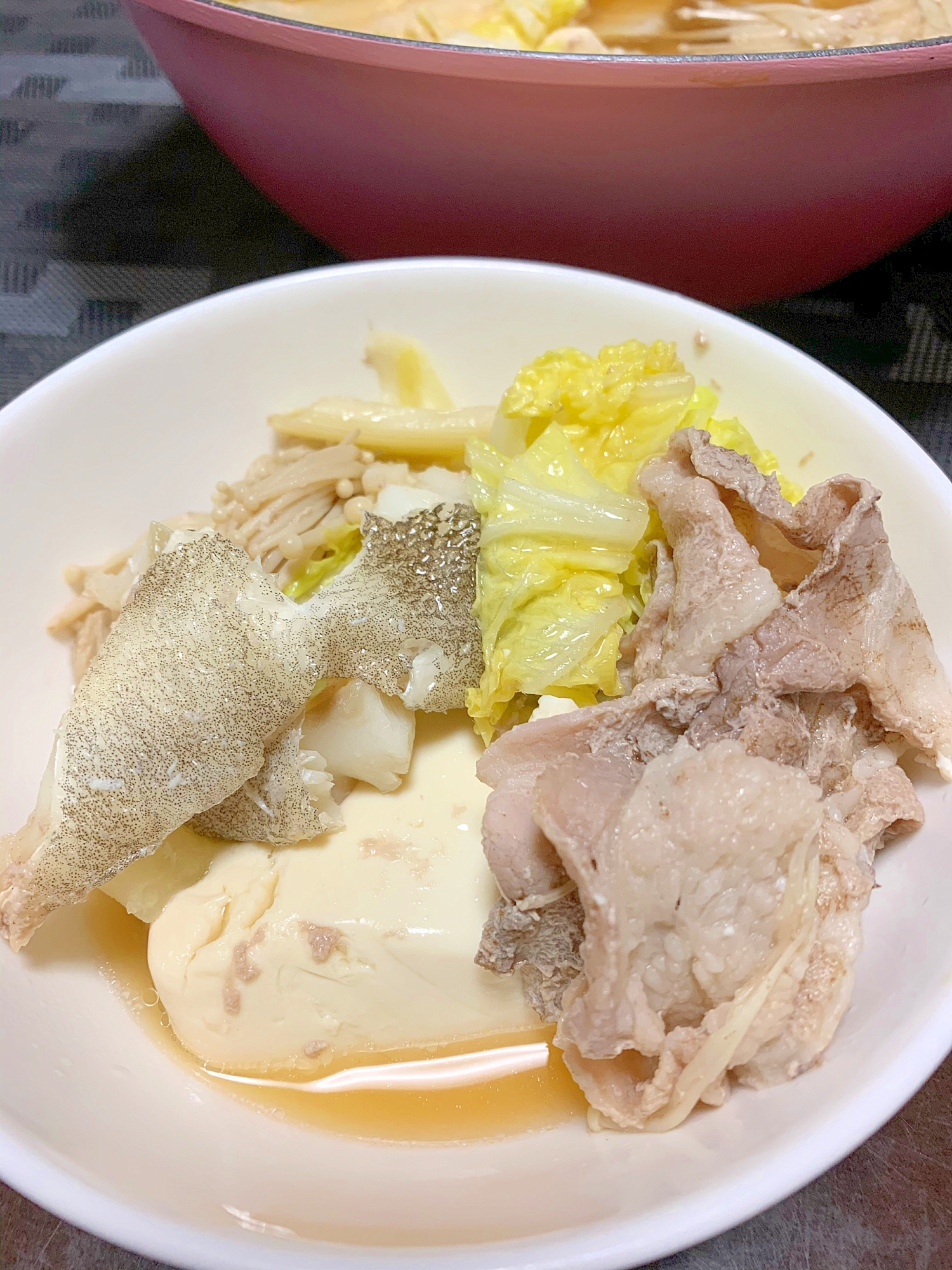 寄せ鍋　醤油