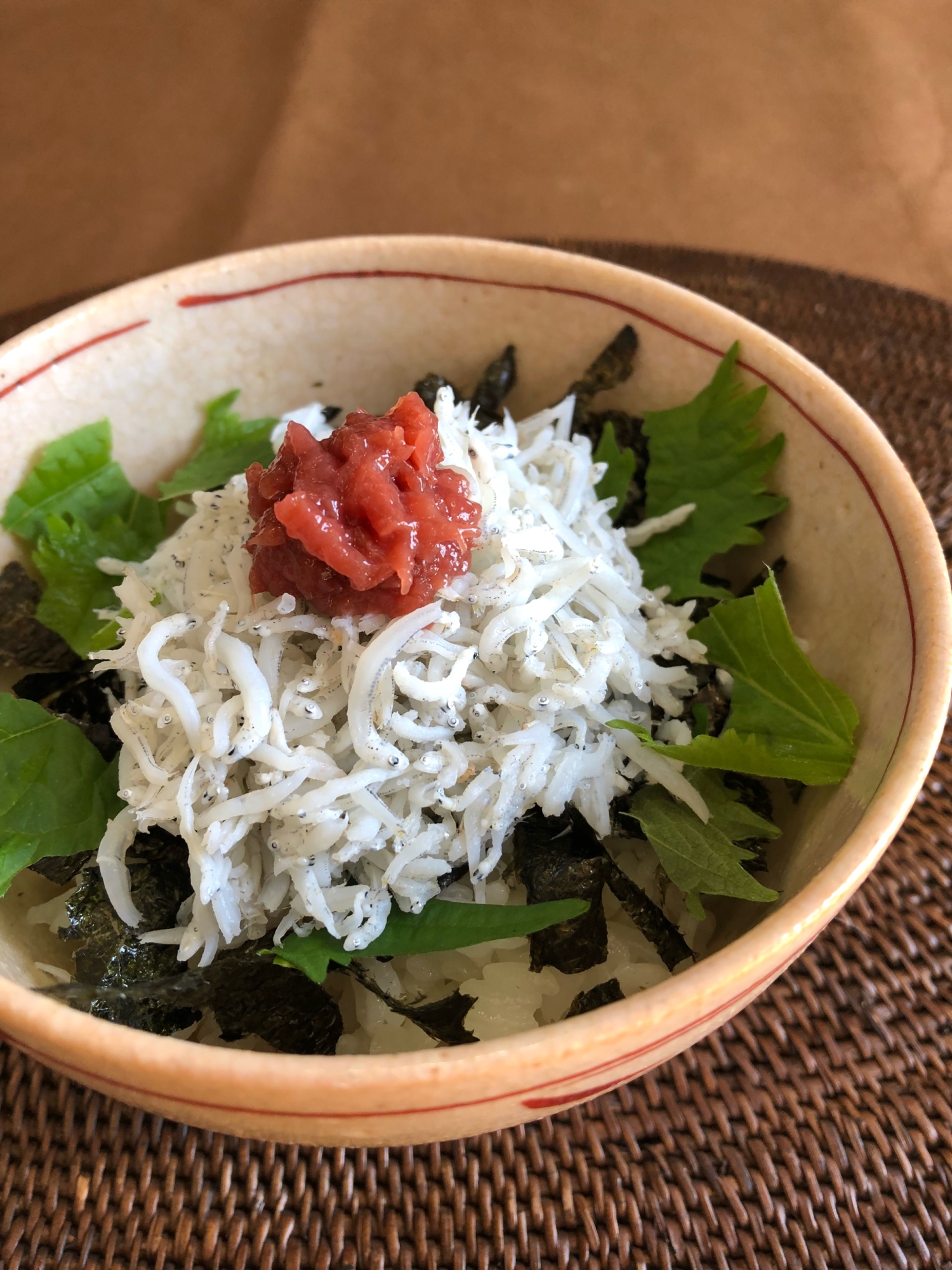 あっさり！栄養満点しらす丼