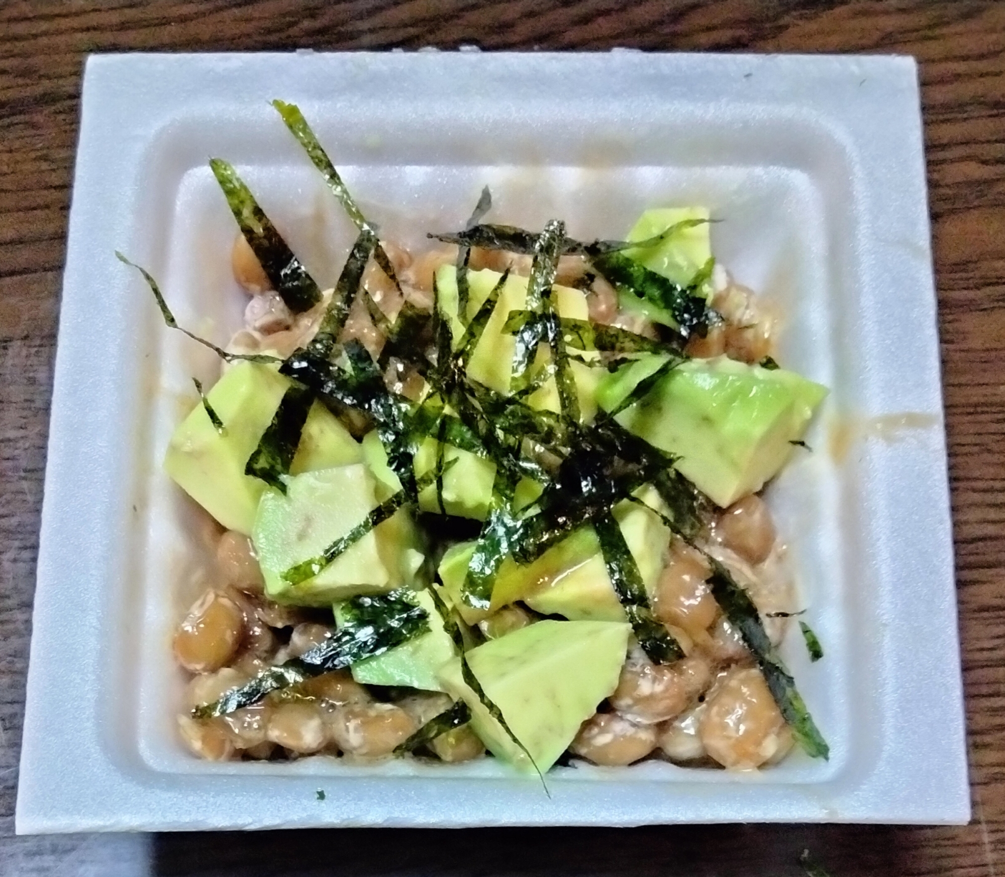 納豆アレンジ アボカド&刻み海苔