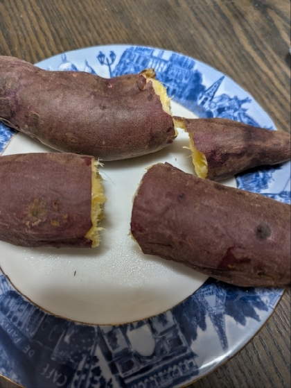 レンジでしっとり焼き芋
