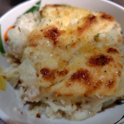 簡単ᕷ˖サラダチキンdeチーズ焼き丼ꕤ୭*