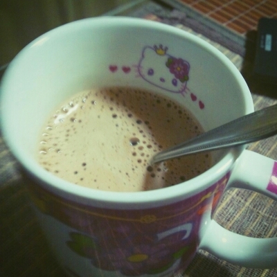 チョコ豆乳コーヒー