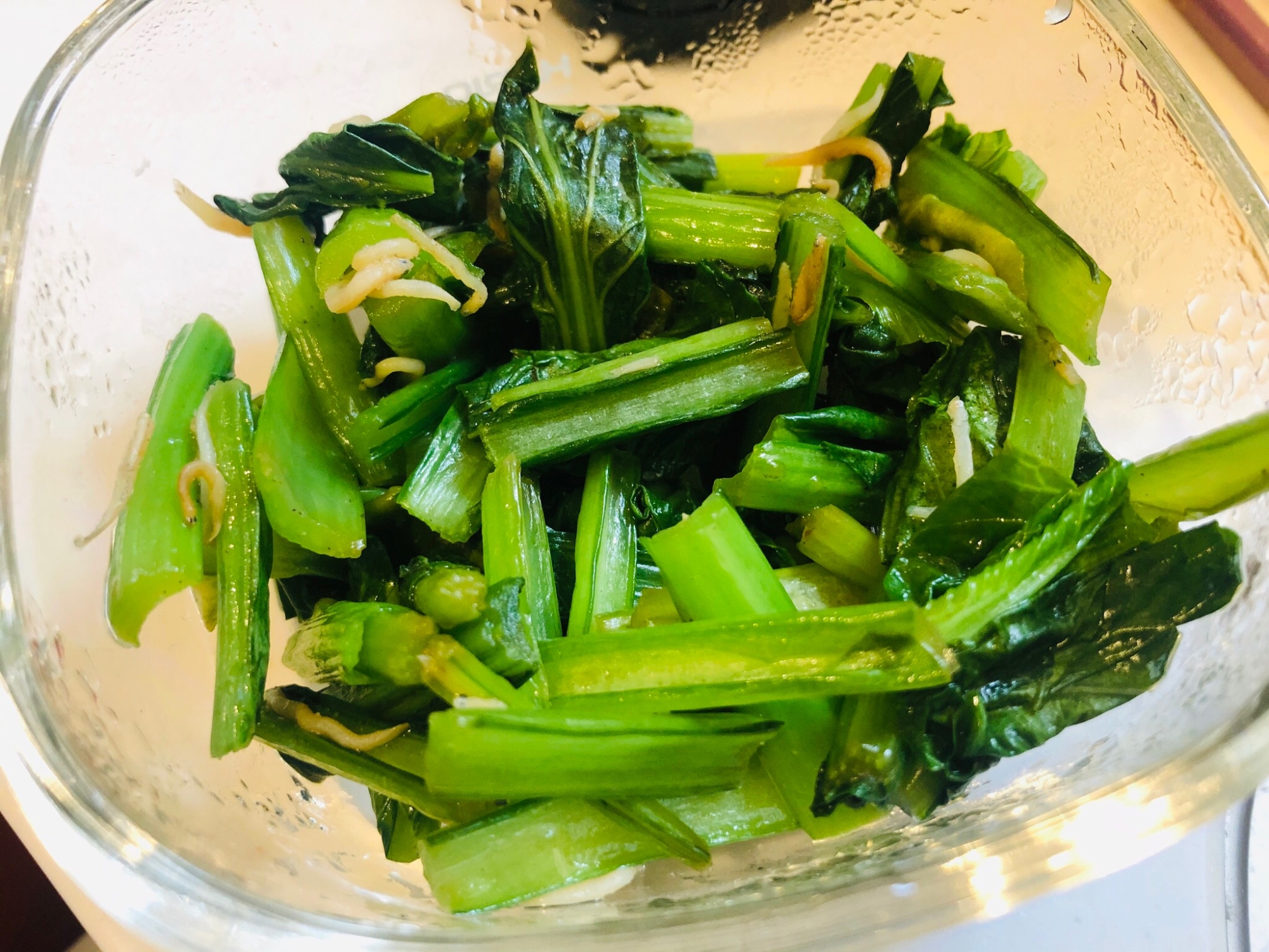小松菜のジャコ炒め