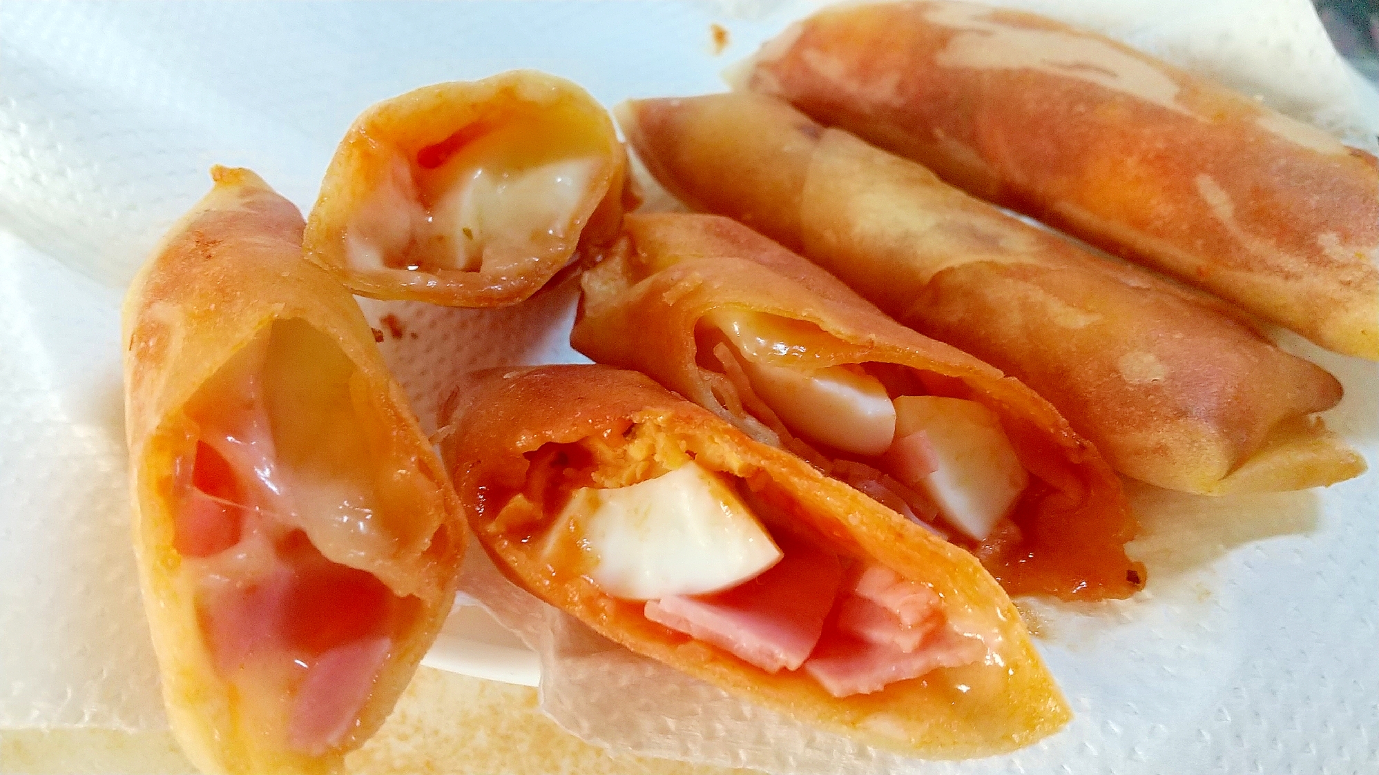 ディズニーのスプリングロール風 ピザ春巻き レシピ 作り方 By Jrとmc 楽天レシピ ディズニーのスプリングロール風 ピザ春巻き レシピ 作り方 By Jrとmc 楽天レシピ