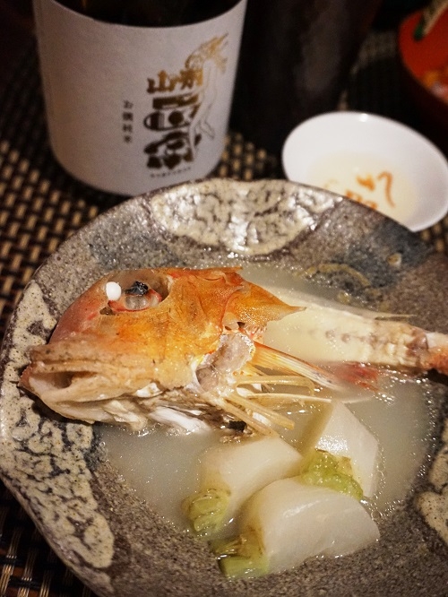 おうち居酒屋、かながしらと蕪の潮煮