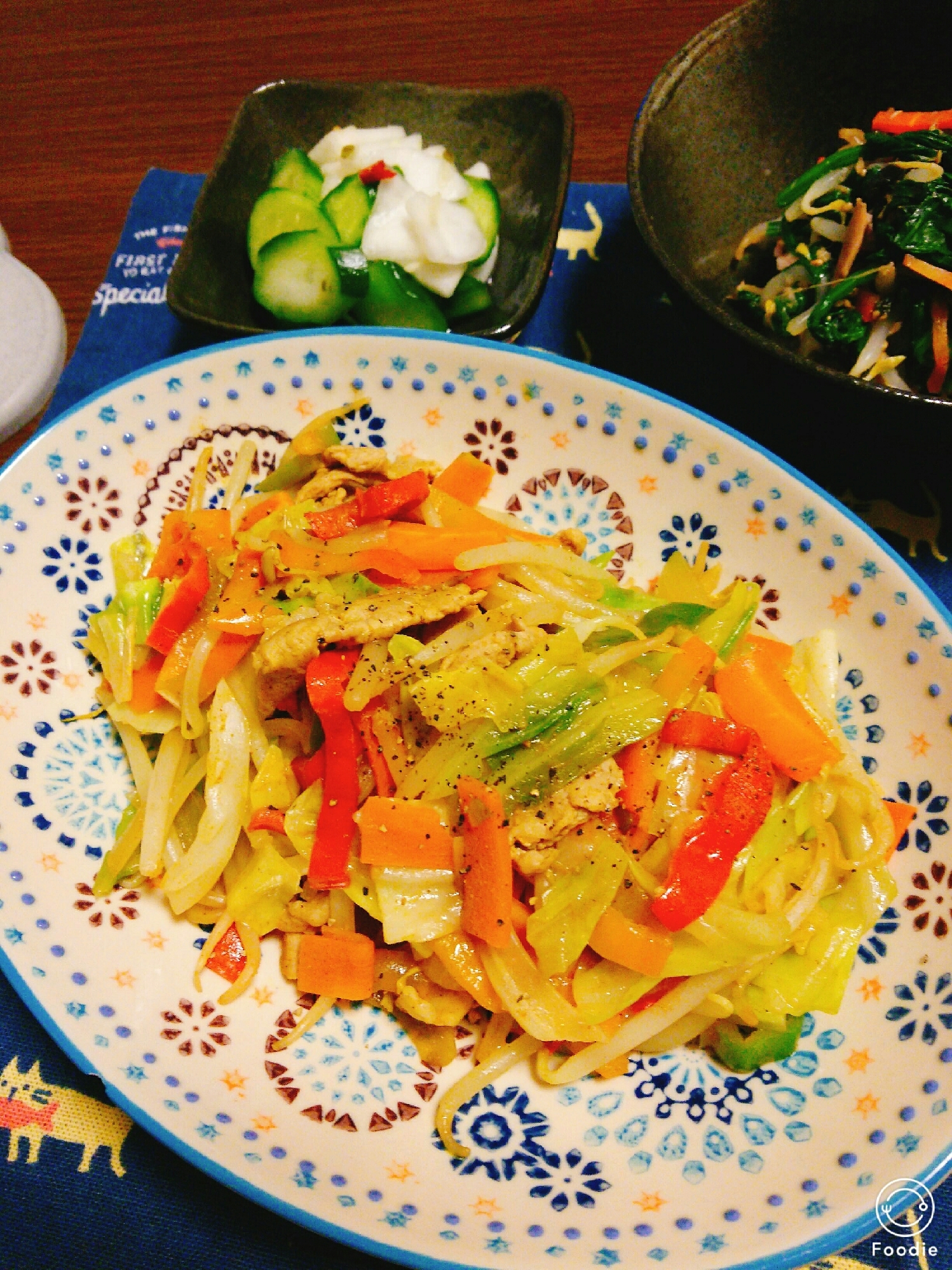 スパイシー！カレー味の野菜炒め