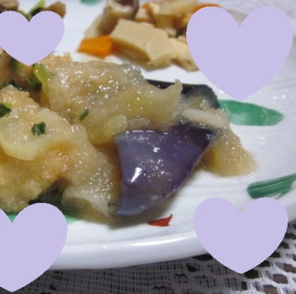 茄子の大根おろし
