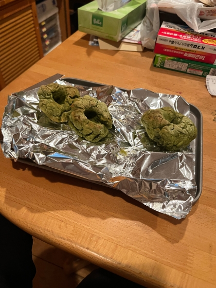 米粉が入ってモッチモチ♪簡単ベーグル