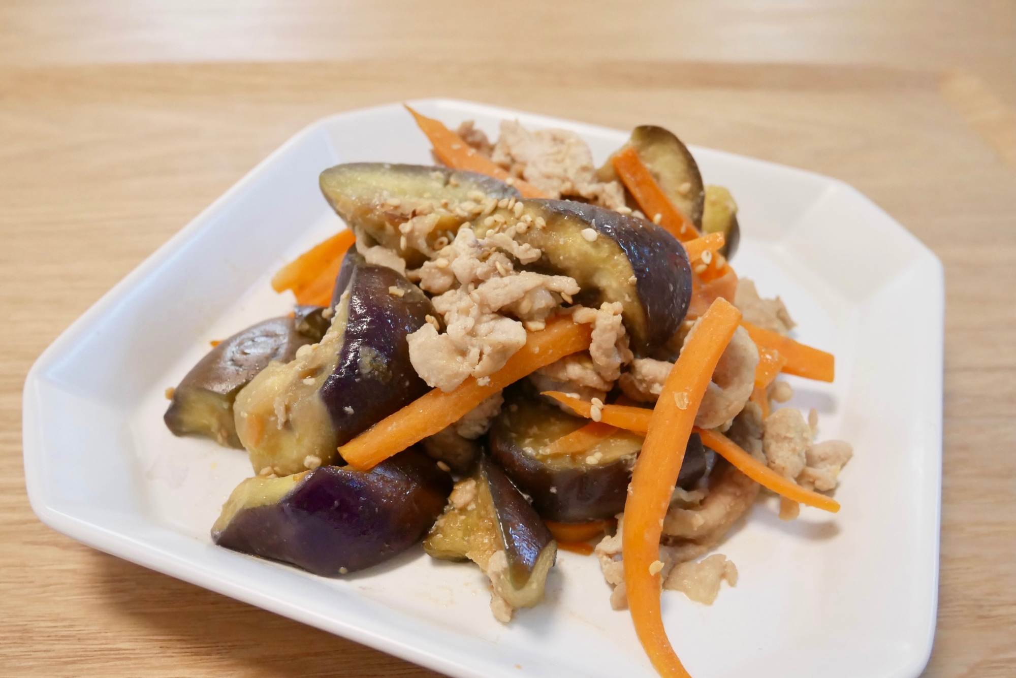 【簡単!栄養満点!】なす味噌炒め