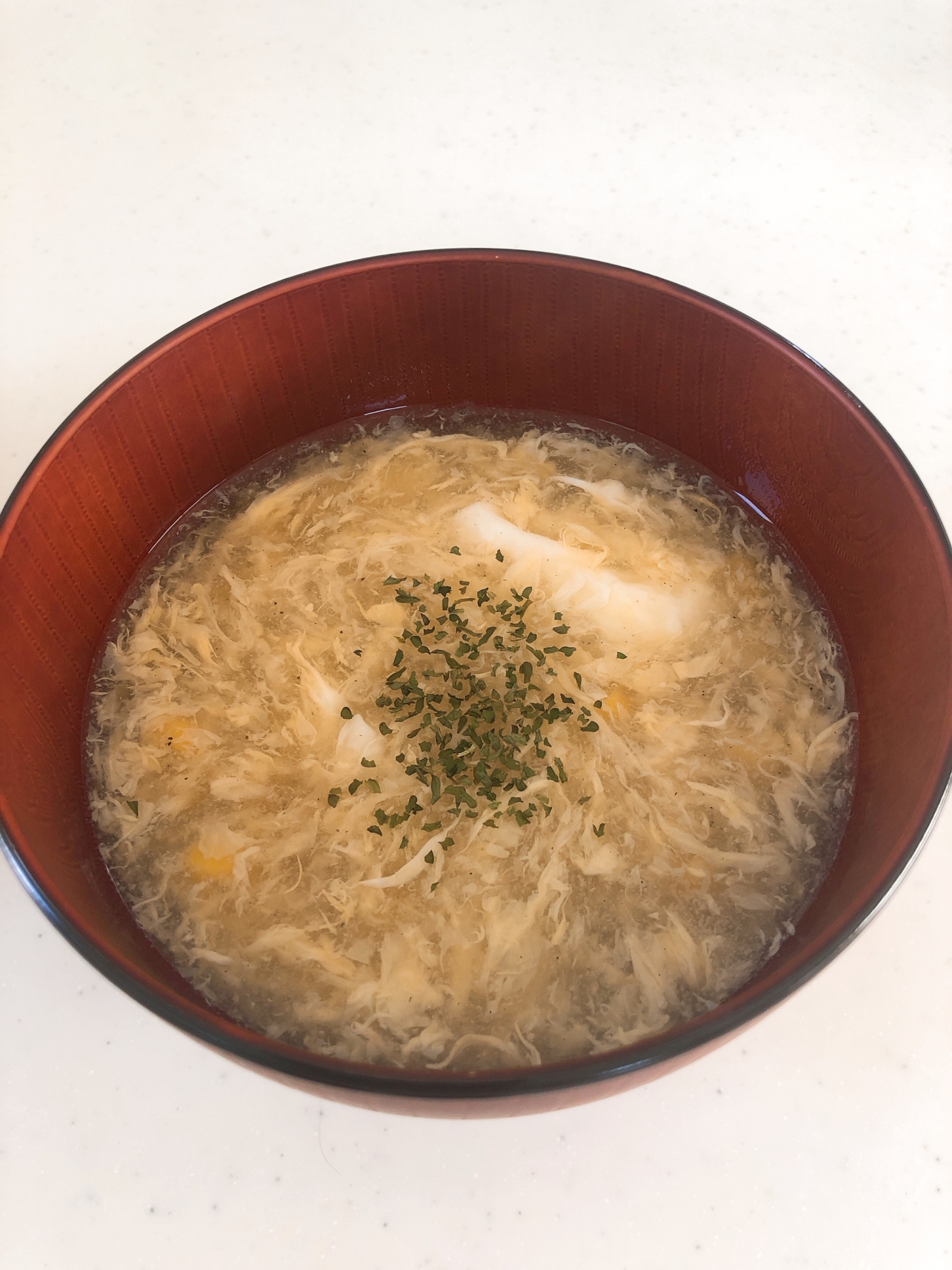 ふんわり、とろとろ！　たまご中華スープ