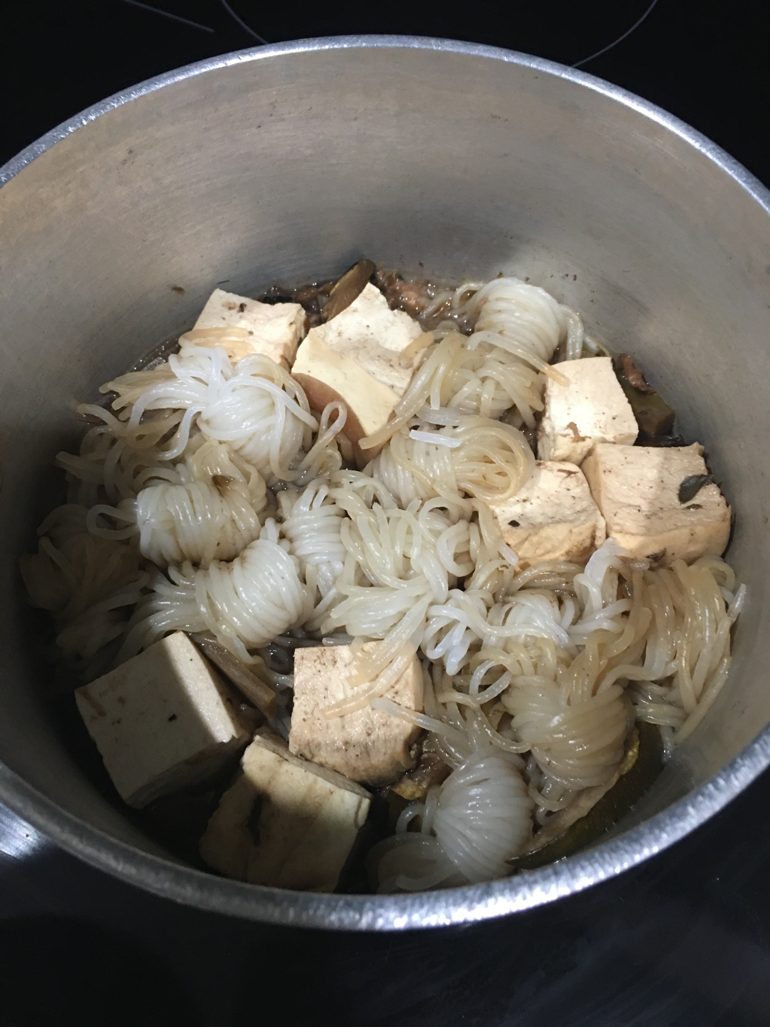 豆腐とこんにゃくで簡単煮物