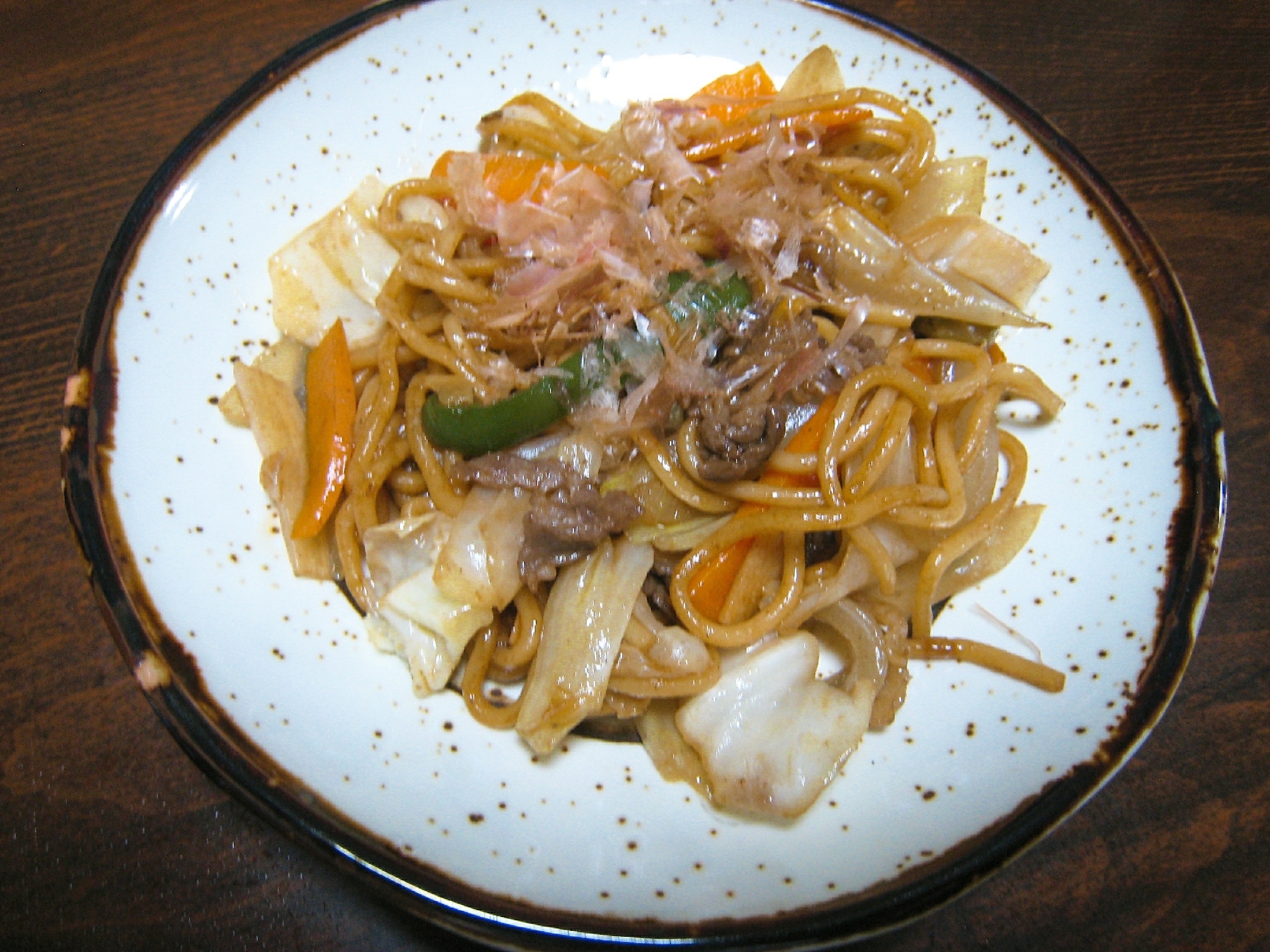 牛肉のオイスターソース焼きそば