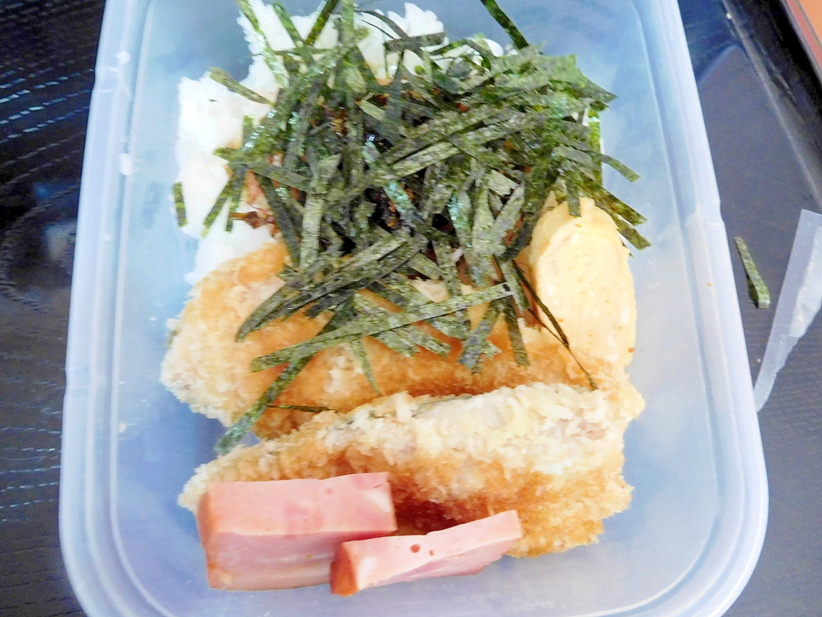 頑張れ受験生 アジフライ海苔弁当 レシピ 作り方 By めんか 楽天レシピ